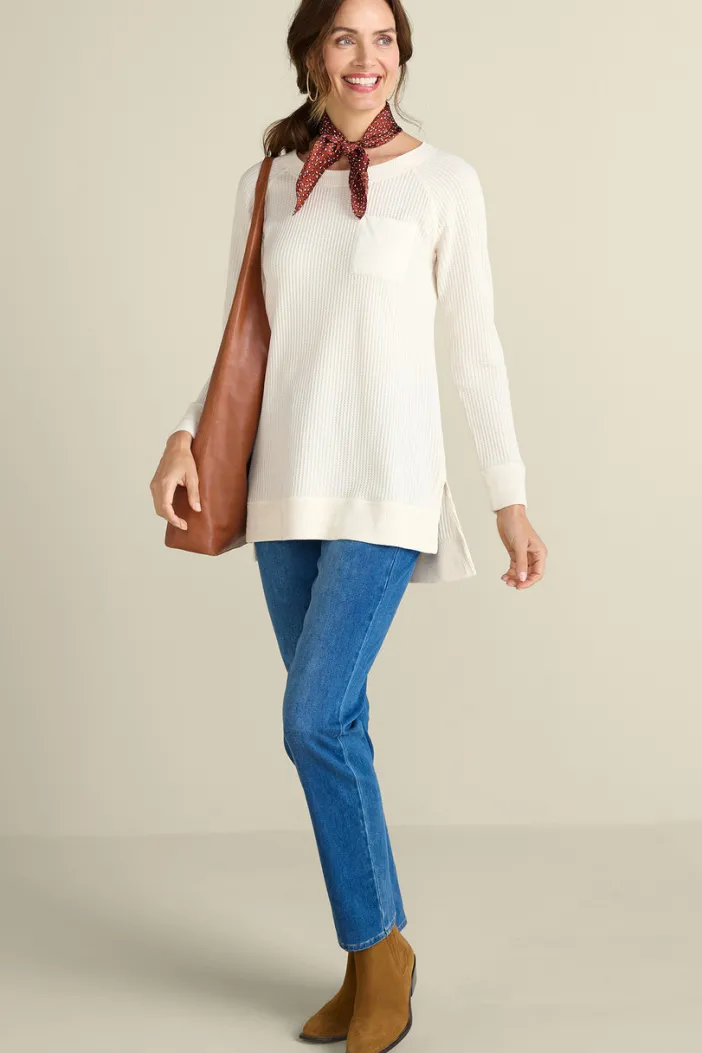Soft Surroundings Tops|Tunics & Leggings|Autumn Waffle Tunic