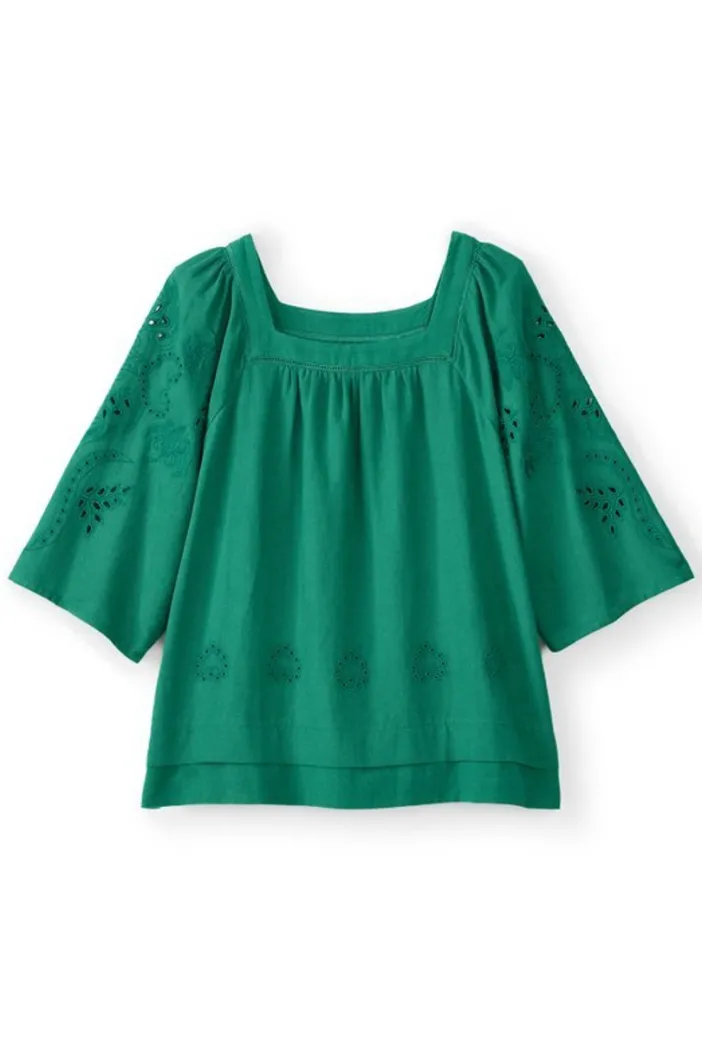 Soft Surroundings Tops|Avery Top VerdantGreen