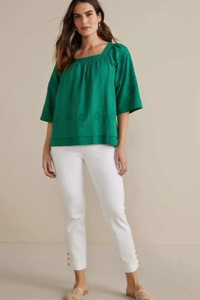 Soft Surroundings Tops|Avery Top VerdantGreen