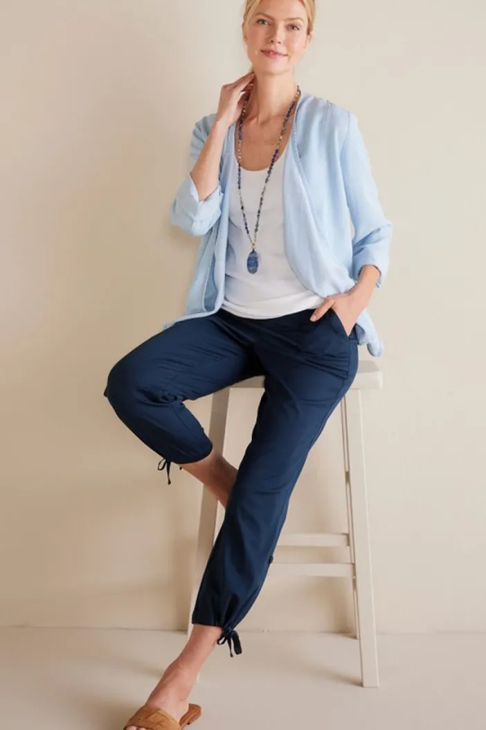 Soft Surroundings Pants|Barbados Convertible Crop Pants