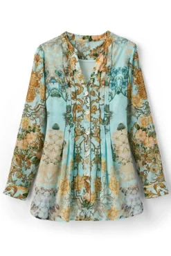 Soft Surroundings Tops|Baroque Top & Cami