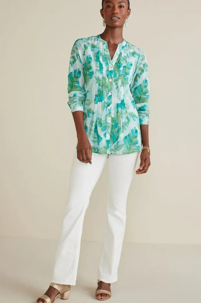 Soft Surroundings Tops|Baroque Top & Cami