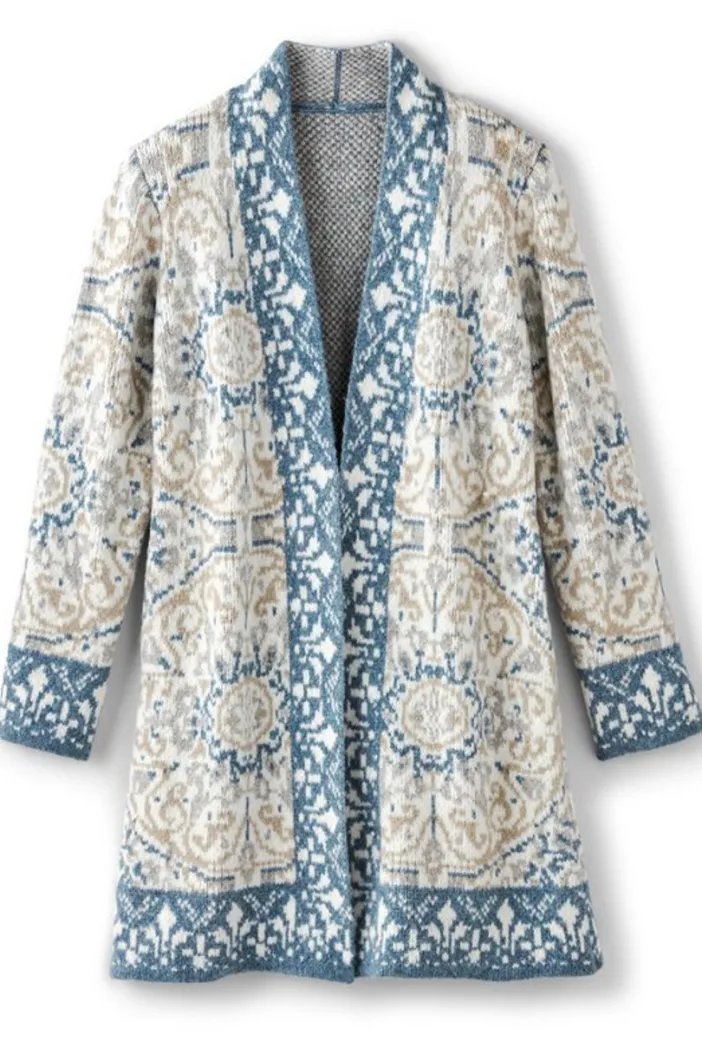 Soft Surroundings Sweaters & Cardigans|Barra Cardigan MedallionMulti