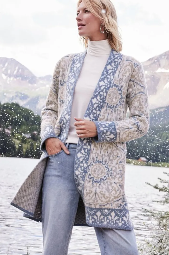 Soft Surroundings Sweaters & Cardigans|Barra Cardigan MedallionMulti