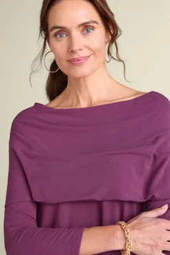Soft Surroundings Tops|B'call Knit Tunic Damson