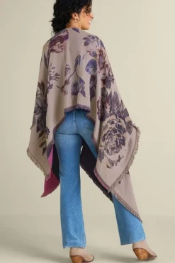 Soft Surroundings Toppers|Jackets & Coats|Beatrix Floral Wrap MidnightMulti