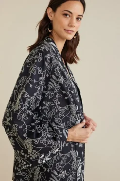 Soft Surroundings Toppers|Jackets & Coats|Beatrix Topper Black