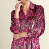 Soft Surroundings Tops|Bellarosa Velvet Tunic PinkScarfBurnout