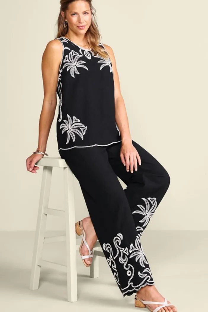 Soft Surroundings Pants|Bernita Pants Black
