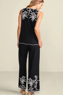 Soft Surroundings Tops|Bernita Top Black