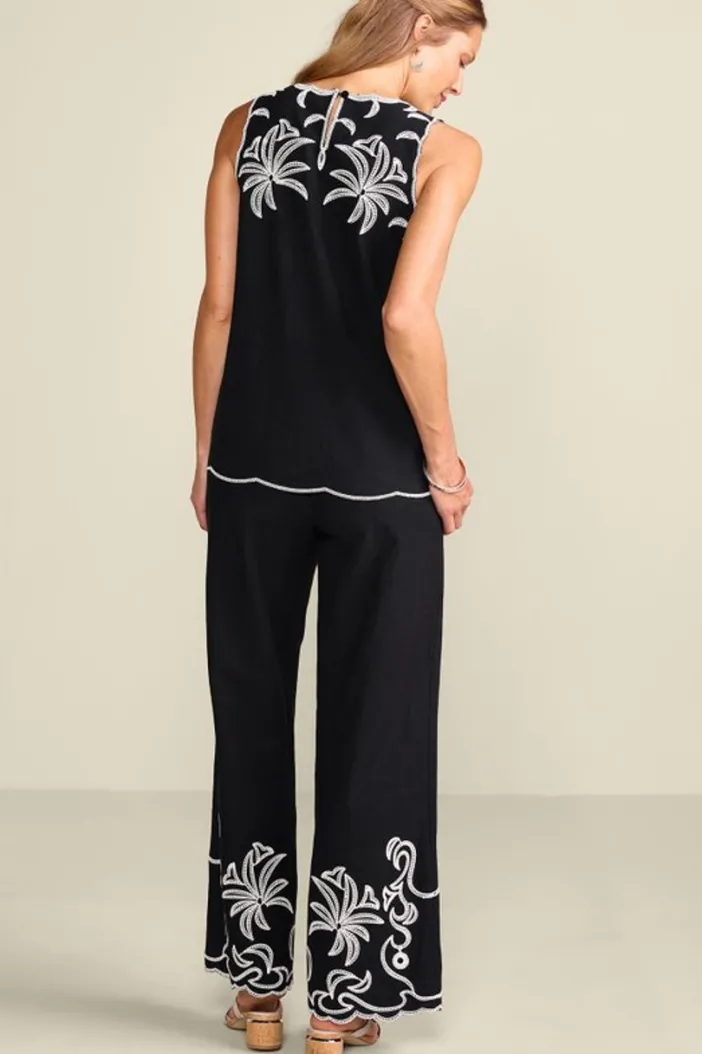 Soft Surroundings Tops|Bernita Top Black