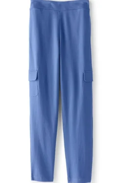 Soft Surroundings Pants|Birdie French Terry Cargo Pants TrueNavy