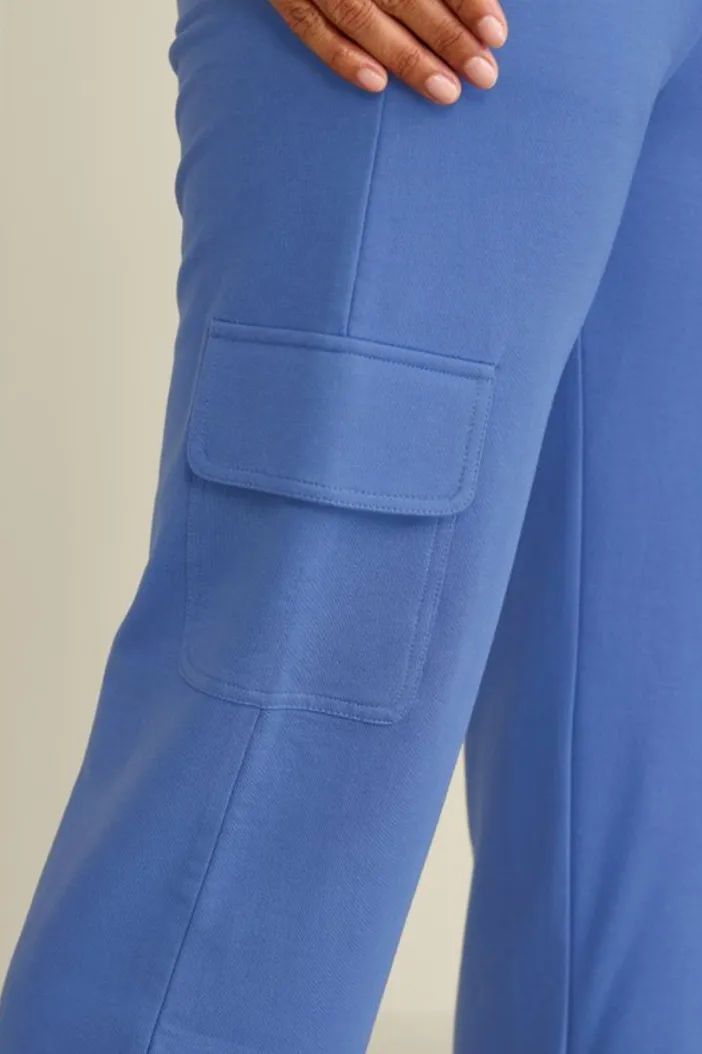 Soft Surroundings Pants|Birdie French Terry Cargo Pants TrueNavy