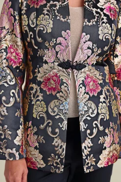 Soft Surroundings Jackets & Coats|Branca Jacquard Jacket RoseBaroqueJacquard