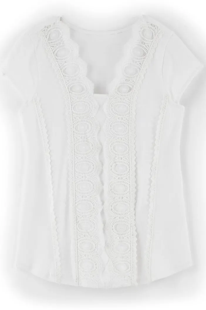 Soft Surroundings Tops|Breelyn Top I White