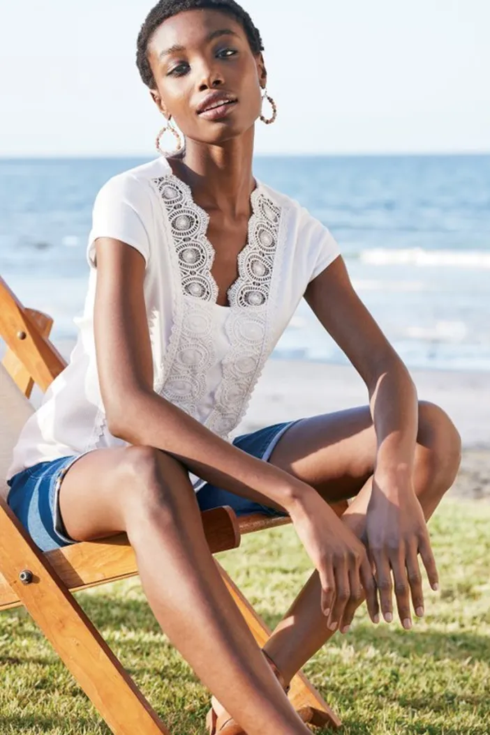 Soft Surroundings Tops|Breelyn Top I White