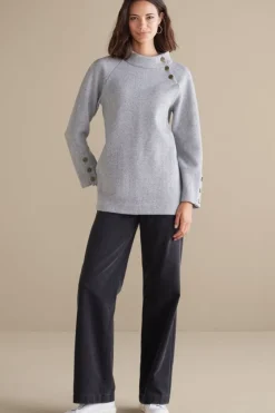 Soft Surroundings Tops|Brooke Tunic Black/WhiteCombo