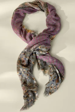 Soft Surroundings Scarves & Wraps|Cadence Patchwork Scarf SangriaMulti