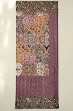 Soft Surroundings Scarves & Wraps|Cadence Patchwork Scarf SangriaMulti