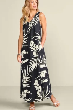 Soft Surroundings Dresses|Capri Maxi Dress BrazilianPalm