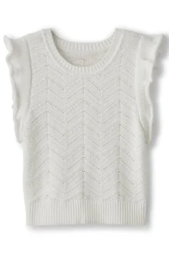 Soft Surroundings Tops|Sweaters & Cardigans|Celina Flutter Sleeve Sweater IvoryPearl