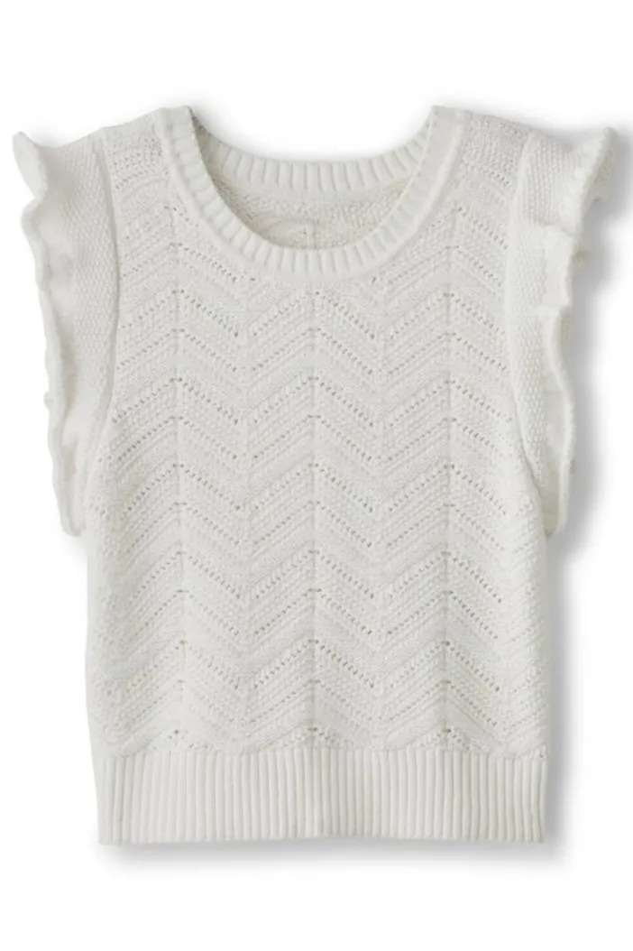 Soft Surroundings Tops|Sweaters & Cardigans|Celina Flutter Sleeve Sweater IvoryPearl