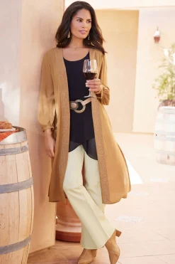 Soft Surroundings Tops|Celine Tunic Black