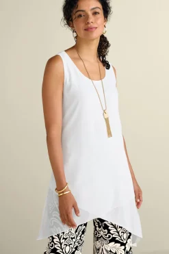 Soft Surroundings Tops|Celine Tunic I IvoryPearl