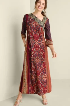 Soft Surroundings Dresses|Cindra Maxi Dress AutumnalPatchwork