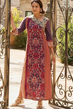 Soft Surroundings Dresses|Cindra Maxi Dress AutumnalPatchwork
