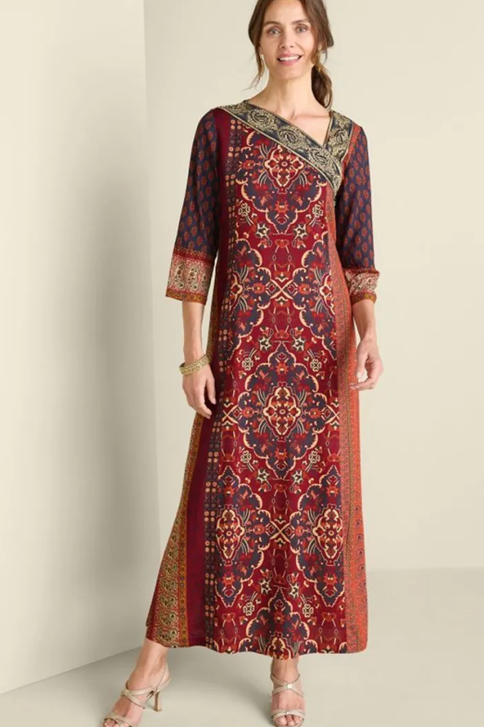 Soft Surroundings Dresses|Cindra Maxi Dress AutumnalPatchwork