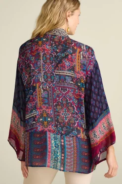 Soft Surroundings Toppers|Jackets & Coats|Cindra Topper AutumnalPatchworkMulti