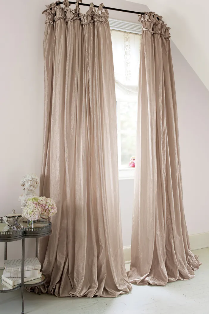 Soft Surroundings Window Coverings|Classic Balloon Drapery Panel