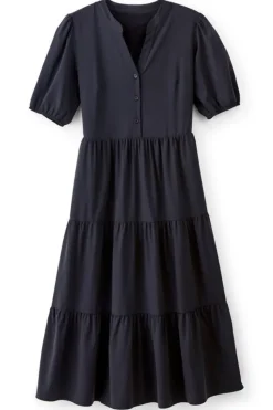Soft Surroundings Dresses|Claudia Midi Dress Black