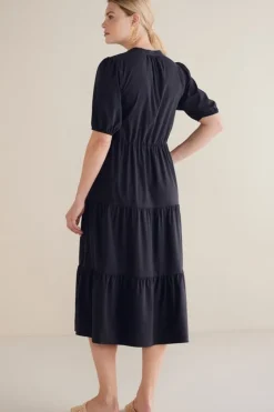 Soft Surroundings Dresses|Claudia Midi Dress Black