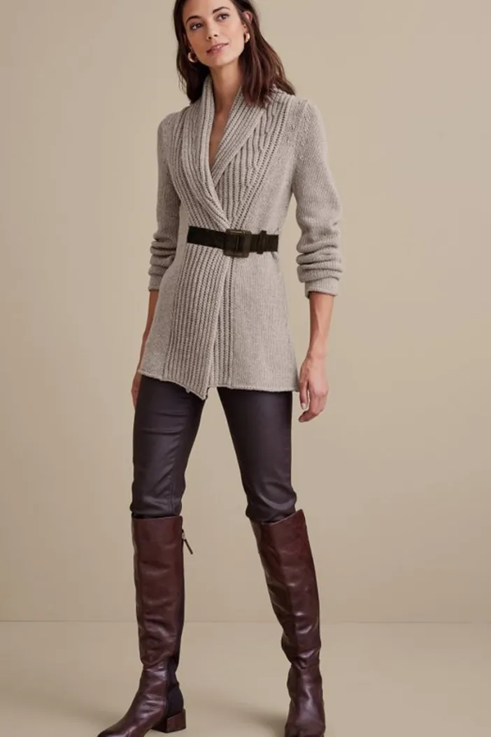 Soft Surroundings Tops|Sweaters & Cardigans|Country Weekend Sweater Taupe