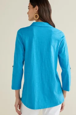 Soft Surroundings Tops|Tunics & Leggings|Danielle 3/4 Sleeve Tunic