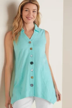 Soft Surroundings Tops|Danielle Button Tank