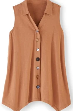 Soft Surroundings Tops|Danielle Button Tank