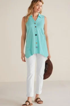 Soft Surroundings Tops|Danielle Button Tank