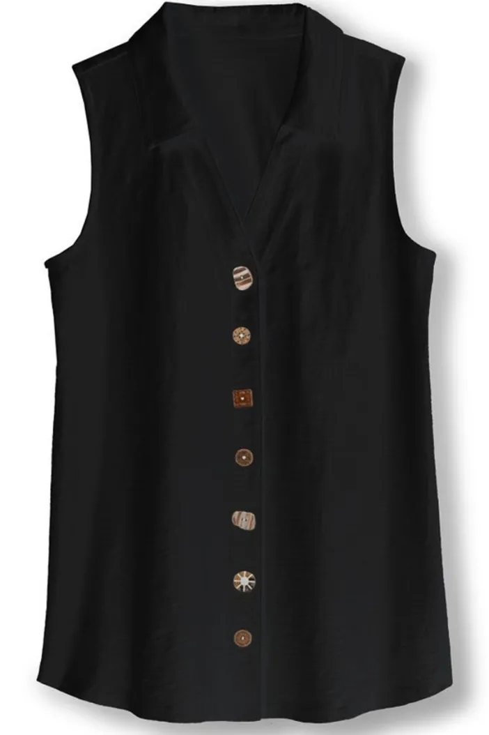 Soft Surroundings Tops|Tunics & Leggings|Danielle Sleeveless Tunic