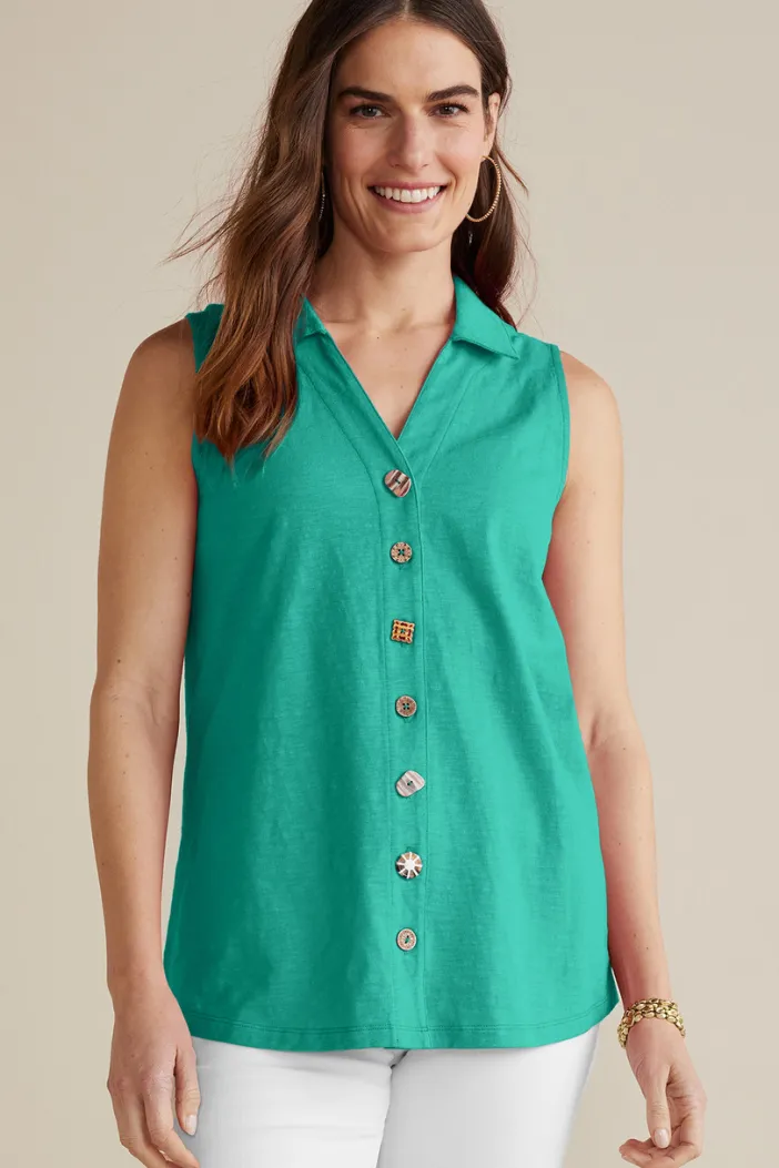 Soft Surroundings Tops|Tunics & Leggings|Danielle Sleeveless Tunic