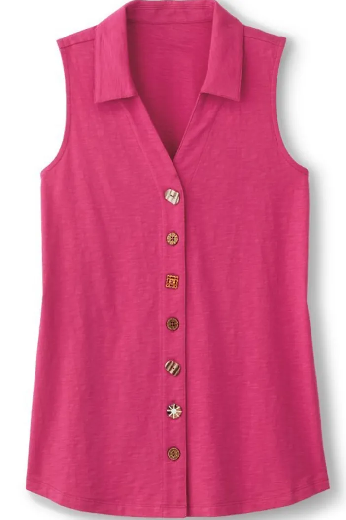 Soft Surroundings Tops|Tunics & Leggings|Danielle Sleeveless Tunic