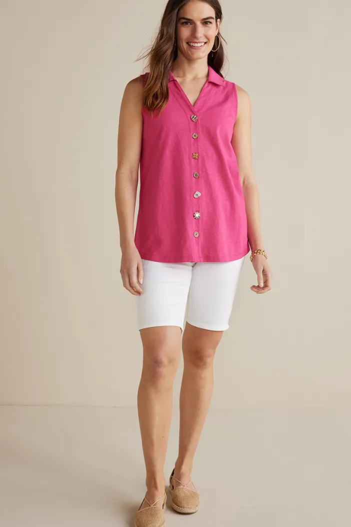 Soft Surroundings Tops|Tunics & Leggings|Danielle Sleeveless Tunic