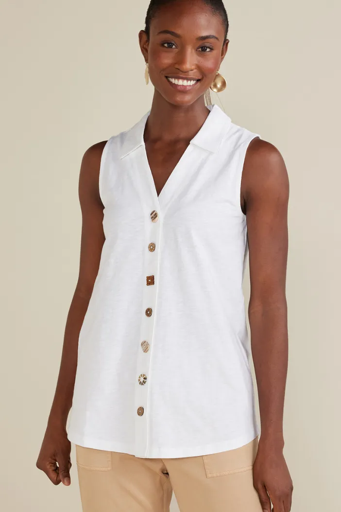 Soft Surroundings Tops|Tunics & Leggings|Danielle Sleeveless Tunic