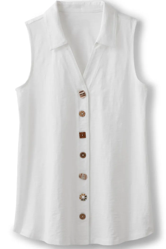 Soft Surroundings Tops|Tunics & Leggings|Danielle Sleeveless Tunic