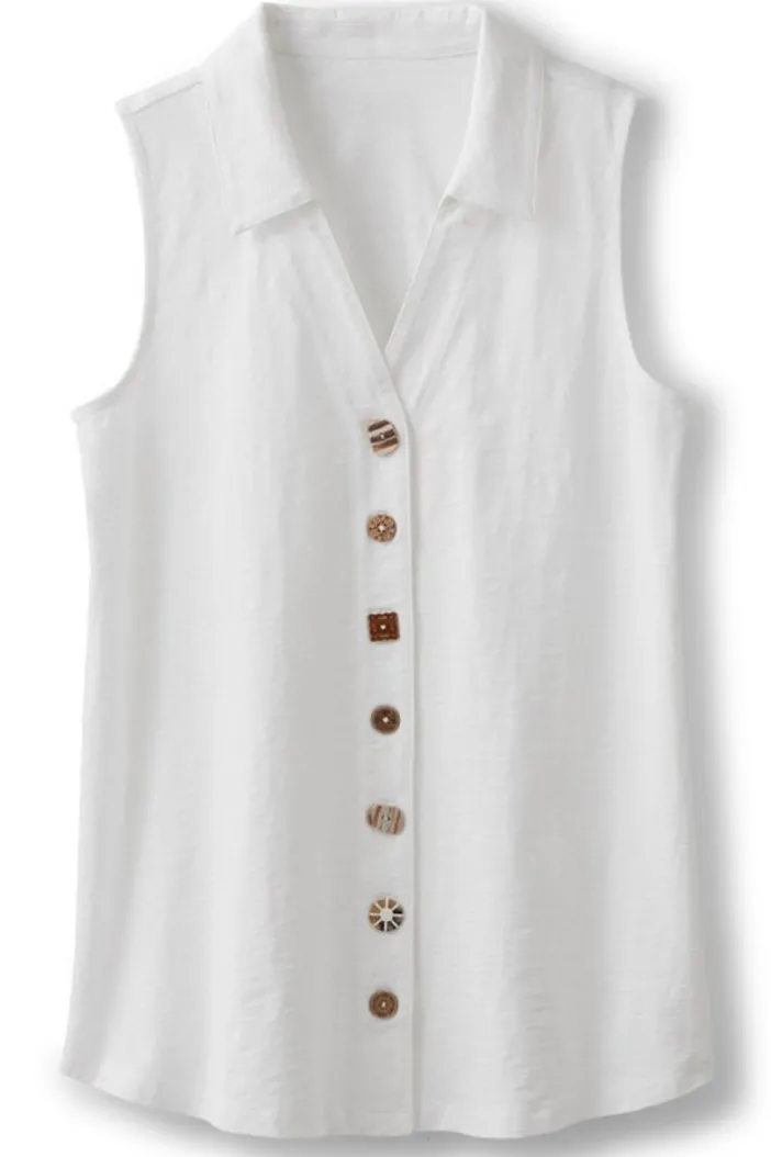 Soft Surroundings Tops|Tunics & Leggings|Danielle Sleeveless Tunic