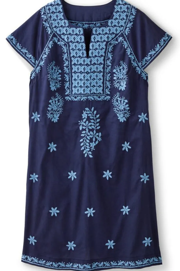 Soft Surroundings Dresses|Davina Short Dress Navy