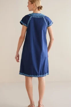 Soft Surroundings Dresses|Davina Short Dress Navy