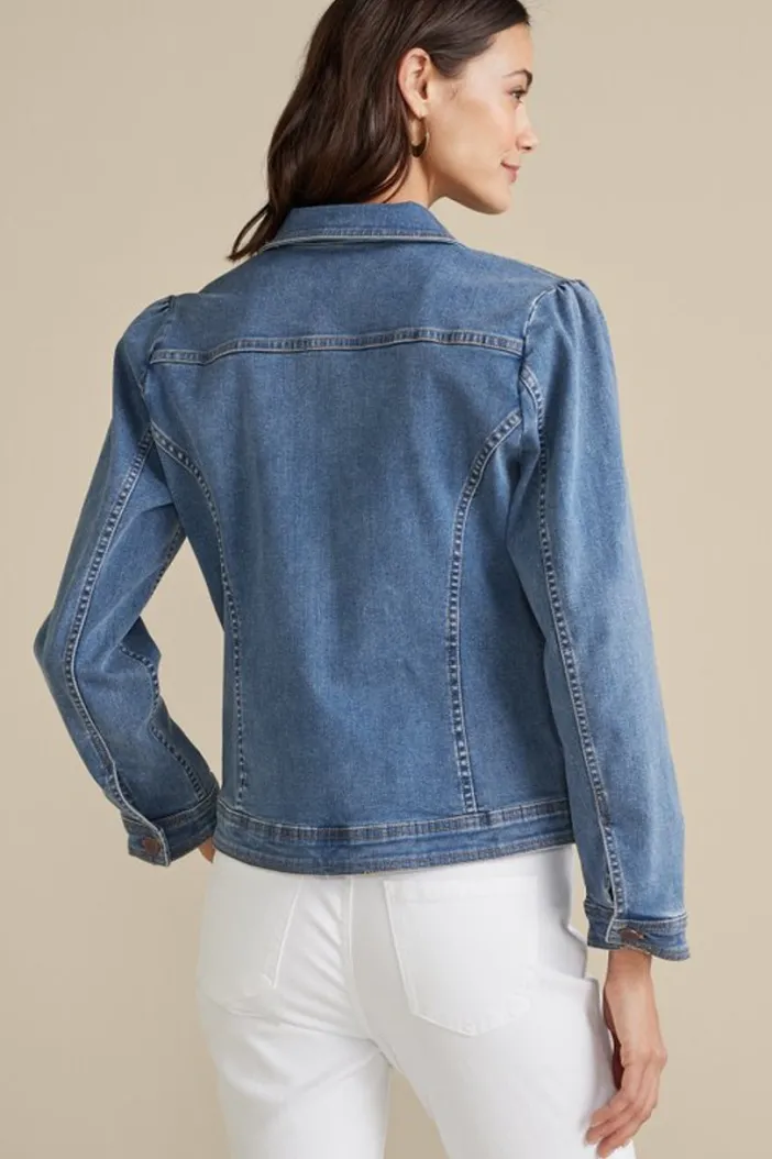 Soft Surroundings Toppers|Jackets & Coats|Diana Shapely Denim Jacket